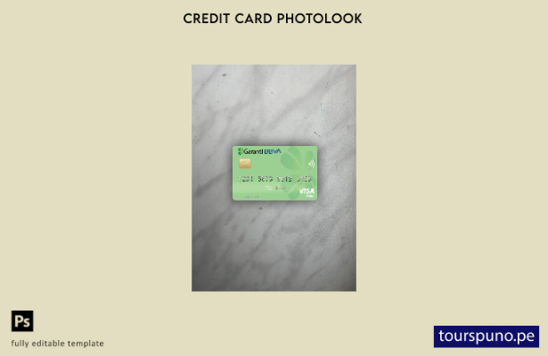 listo para imprimir Rumania Garanti BBVA visa tarjeta de débito fotolook plantil